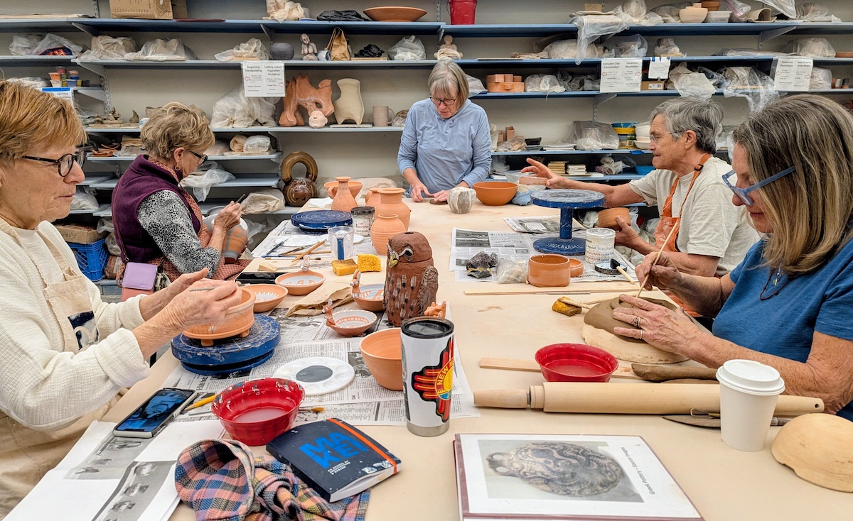 Visual arts class for adults